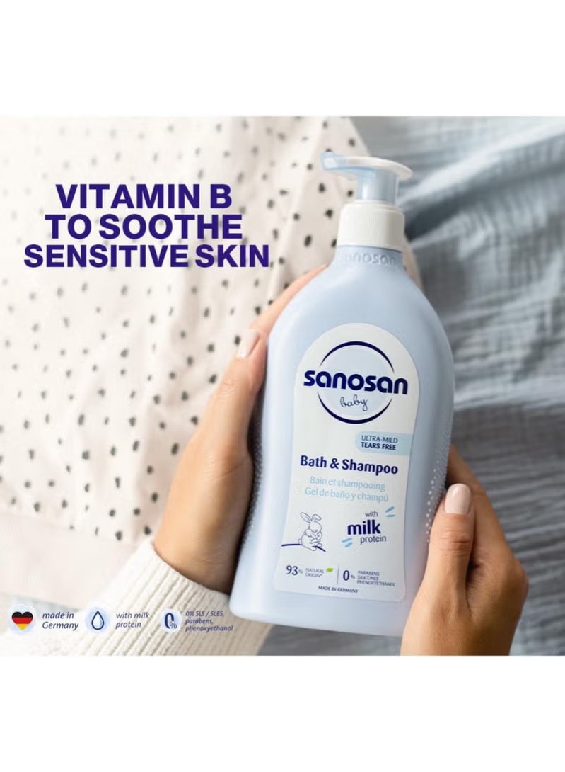 سانوسان غسول واستحمام للأطفال – تنظيف لطيف للبشرة والشعر 500 مل - Image 3